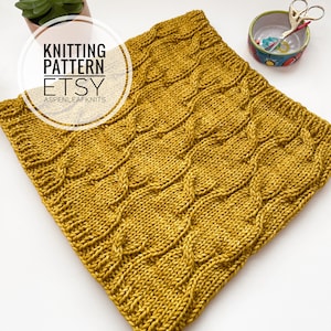 Knitting Pattern | WOODNOTE COWL by Aspen Leaf Knits | Cowl Knitting Pattern
