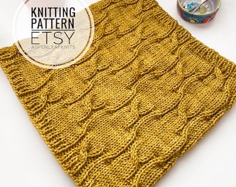 Knitting Pattern | WOODNOTE COWL by Aspen Leaf Knits | Cowl Knitting Pattern