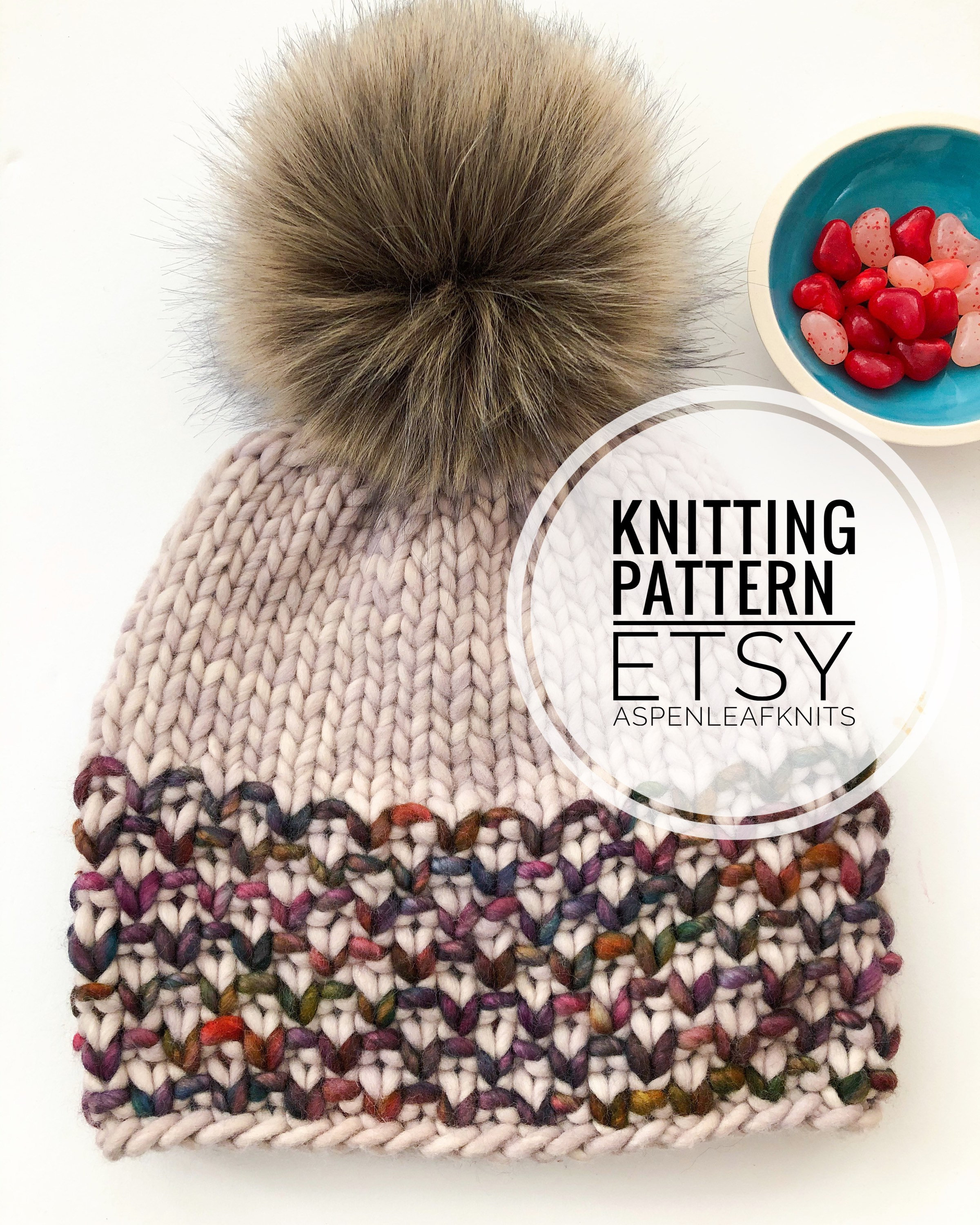 ニットキャップ・ビーニー threetimes Flower spangle beanie 2colors Crochet Hat PATTERN - Copper Trail Beanie - Mommy and Me