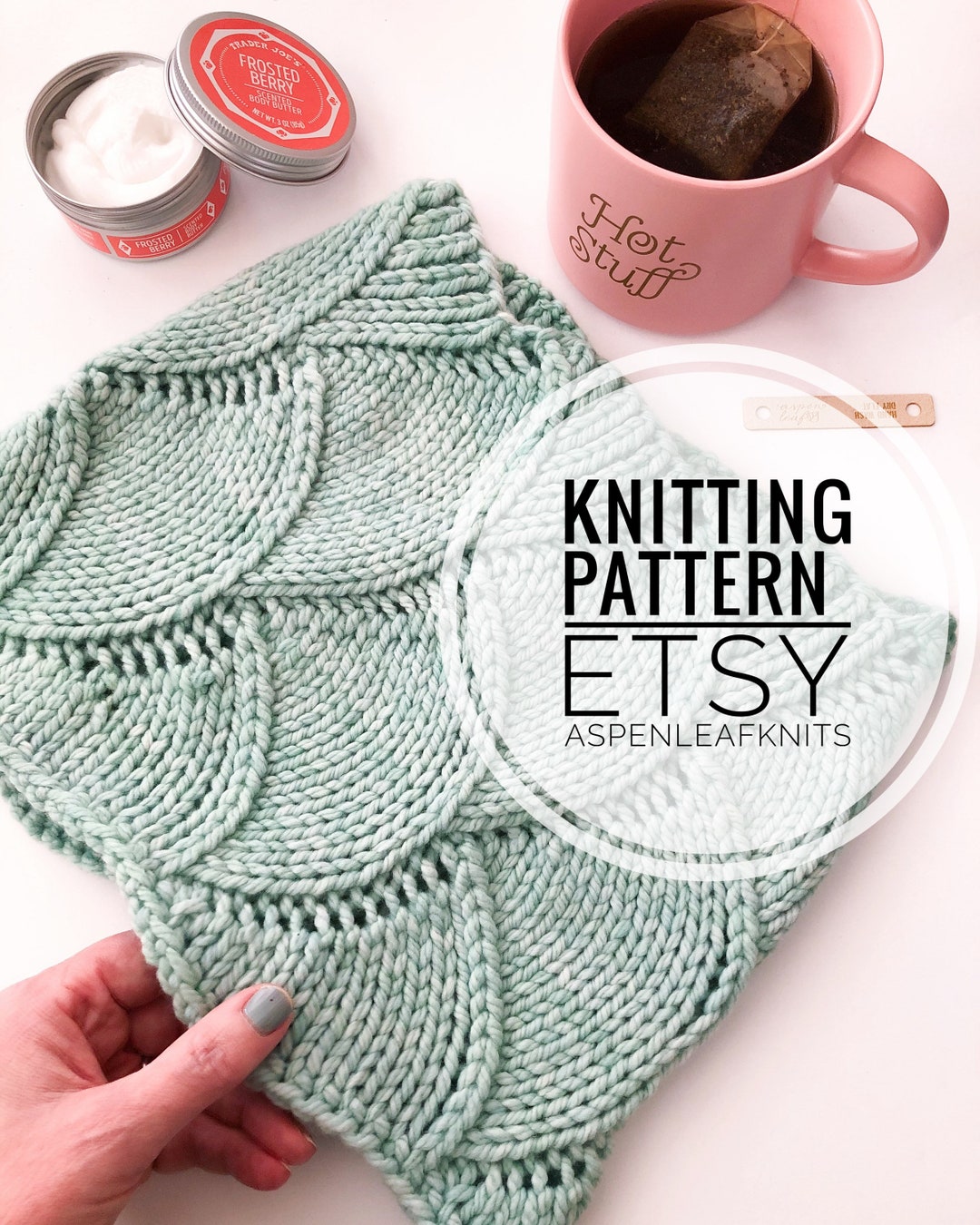 Cresecent Pattern Crescent Cowl Knitting Pattern | Bulky Yarn Design (digital Download ...