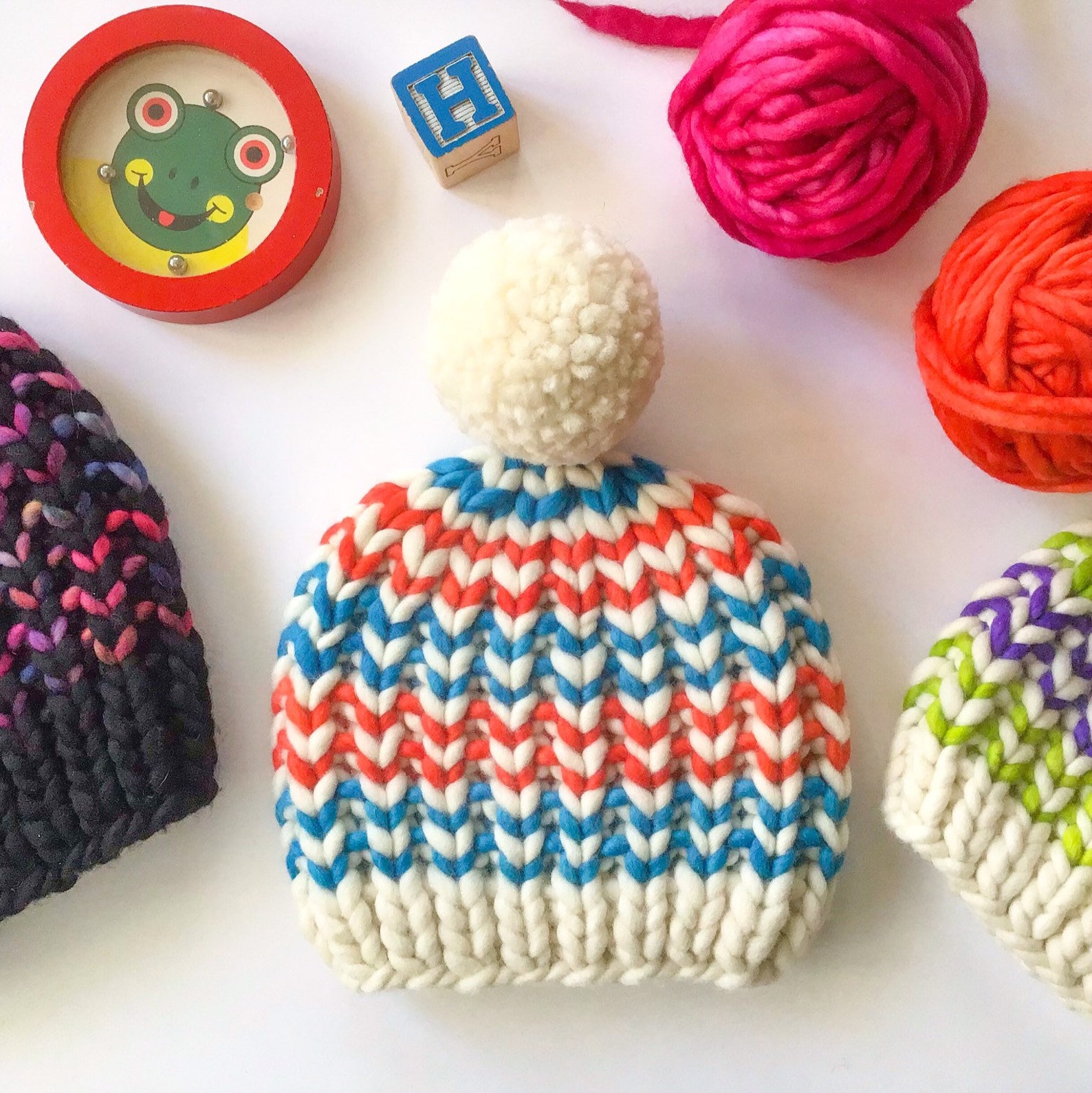 Knitting Pattern THE RIVERBEND BEANIE in 6 Sizes by Aspen Etsy Canada