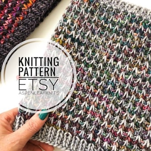 Knitting Pattern | CARMEL COWL | Cowl Knitting Pattern | PDF Download