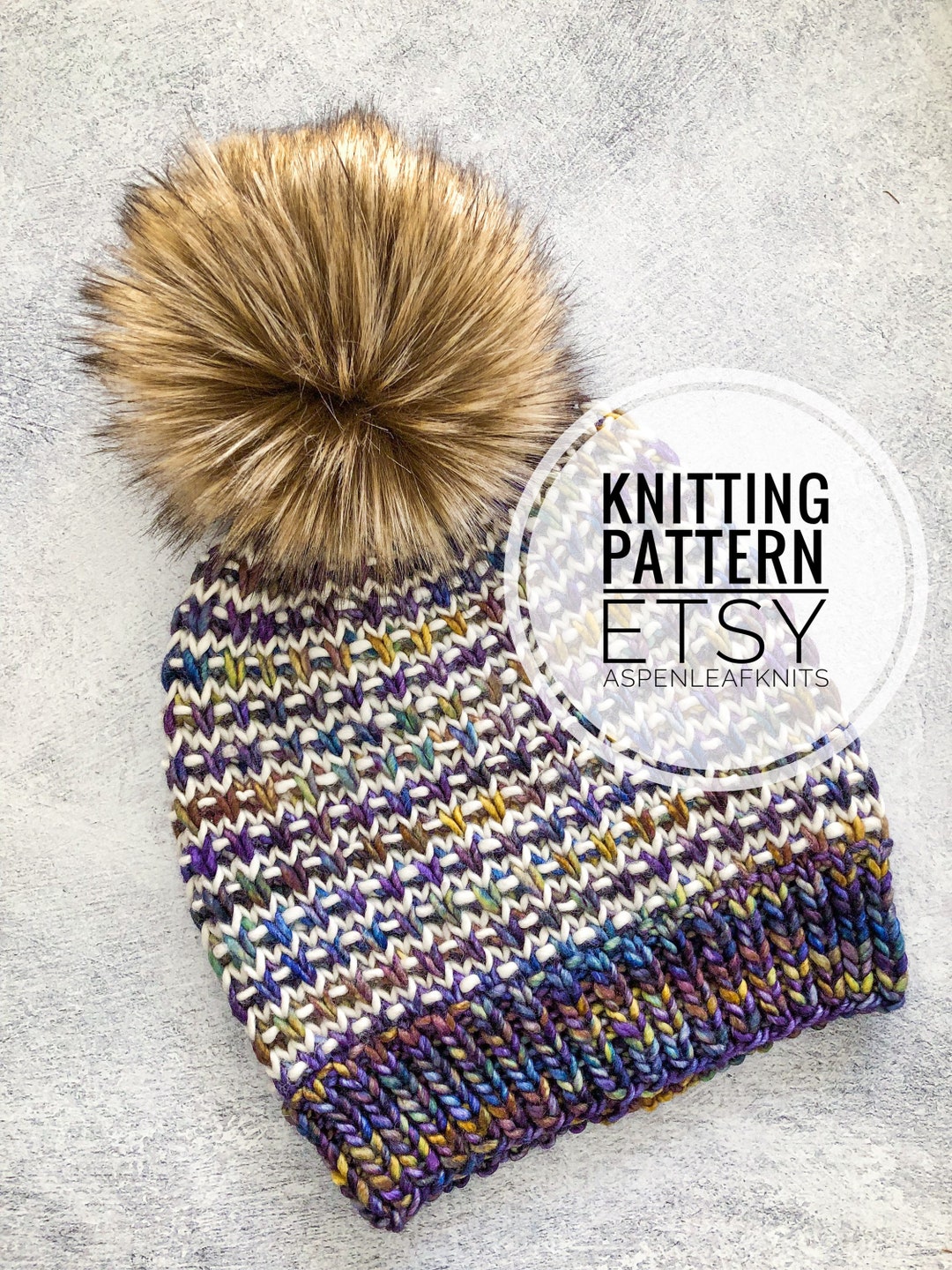 Knitting Pattern CARMEL BEANIE by Aspen Leaf Knits Hat Knitting Pattern ...