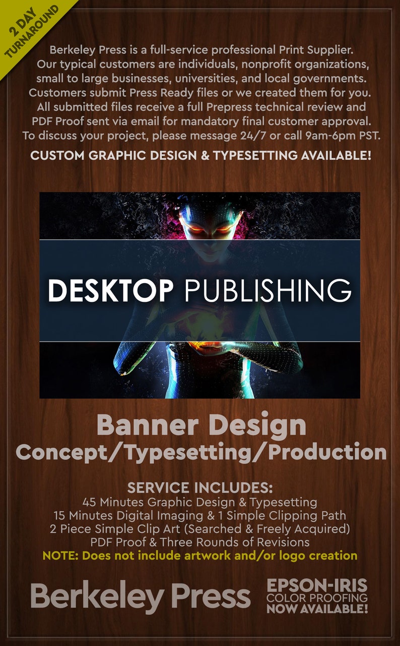 Banner Design Concept Typesetting Production Etsy