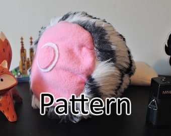 Zebra Meat Leg Plush Pattern