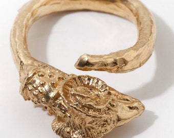 Ancient Roman Handmade Mythology Jewelry Ram ring/ Handmade Boho ring / Ram Boho ring