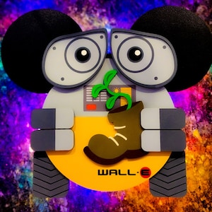 Customized Wooden Light Up Wall-E Magnet - Disney Cruise Magnet- Disney Cruise Wooden Magnet
