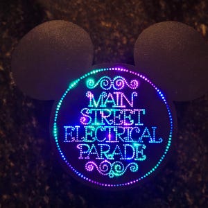 Customized Wooden Light Up Main Street Electrical Parade Magnet - Disney Cruise Magnet- Disney Cruise Wooden Magnet