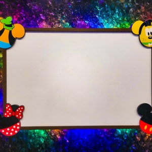 Customized Wooden Light Up White Board Magnet - Disney Cruise Magnet- Disney Cruise Wooden Magnet