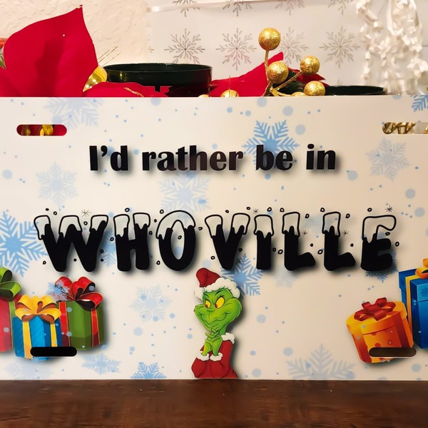 Grinch Plate Etsy