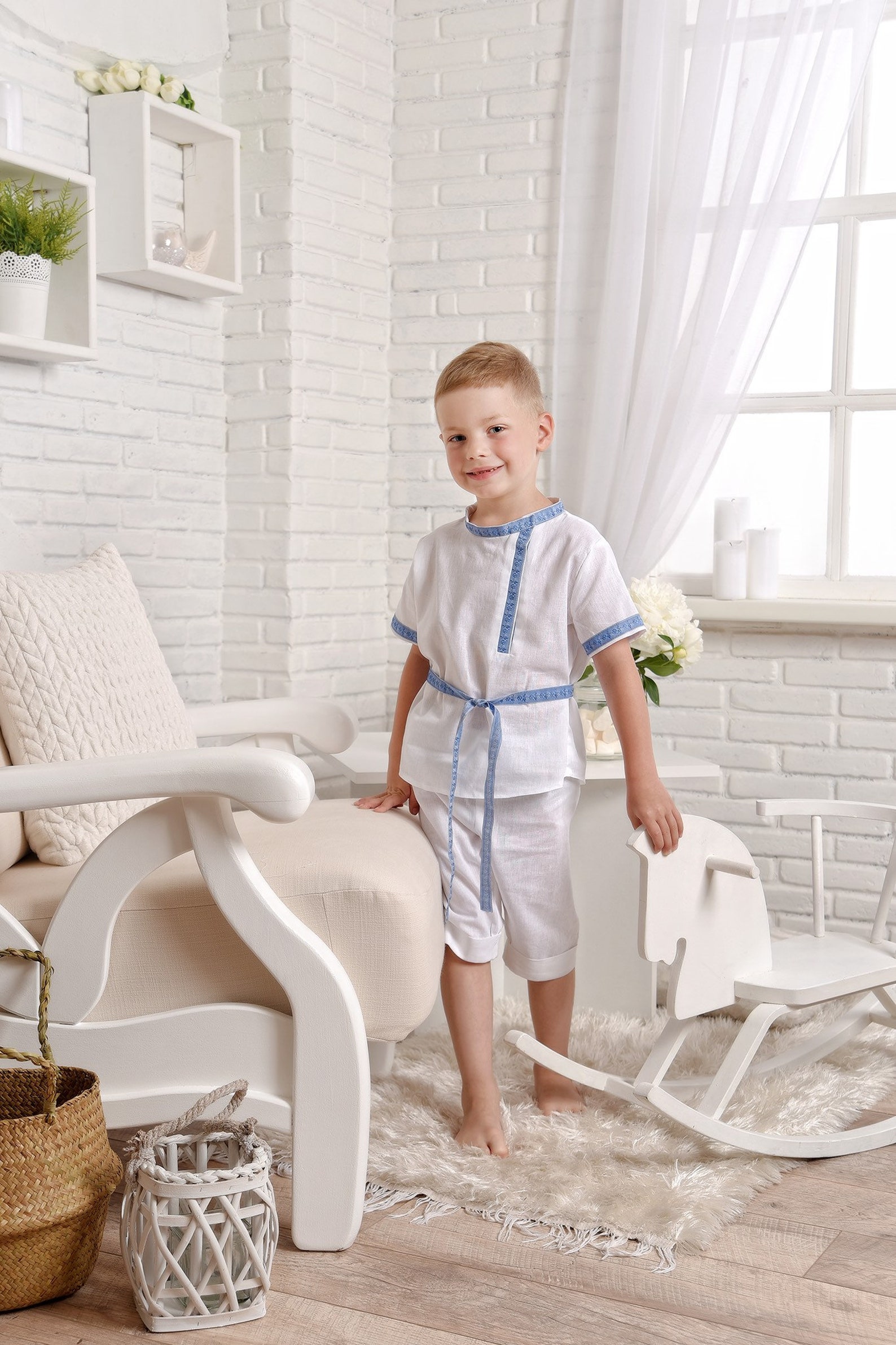 Suit for a Boy for Baptism Christening Costume Shirt and Etsy