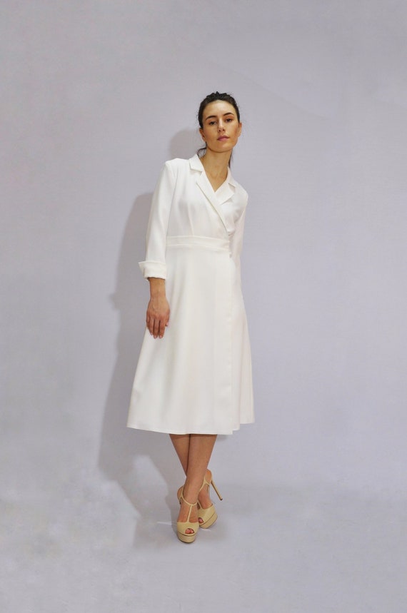 vintage inspired white dress