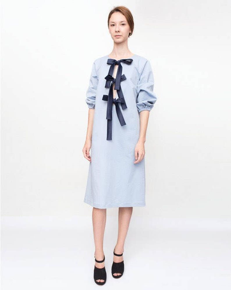 baby blue ladies dress