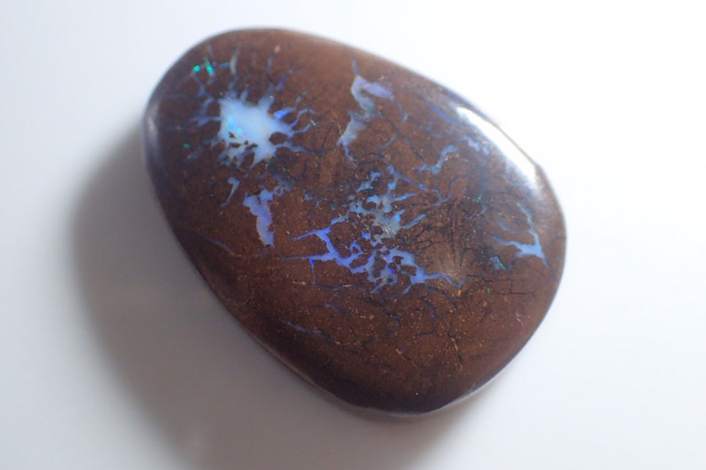 Queensland 38.55ct Boulder Opal Cab Cabochon From Opalton Australia 30 x 22mm