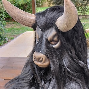 minotaur with large horns image 9