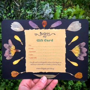 Gift Card • Carte Cadeau • Cadeau Bon