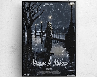 Stranger In Moscow Poster | HIStory Era Wall Art | 90s Music | A4-A0 Print