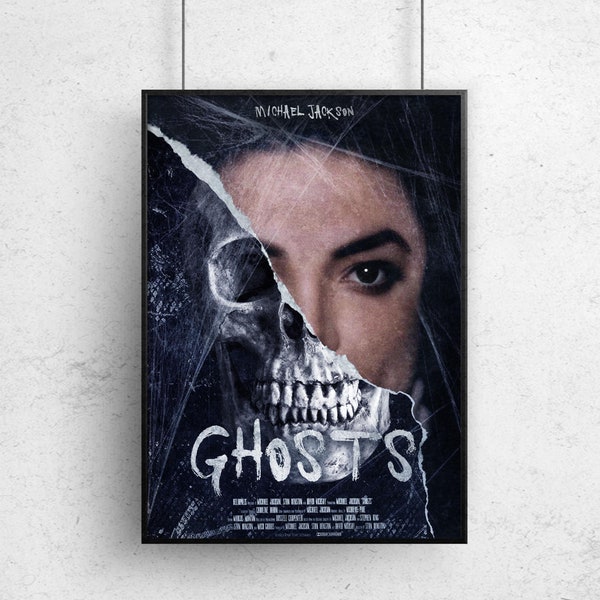 Ghosts Poster | HIStory Era Wall Art | 90s Music | A4-A0 Print