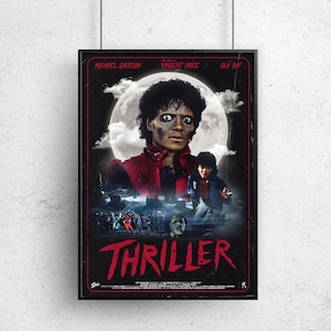 オリジナル ビンテージ ポスター スリラー マイケル ジャクソン