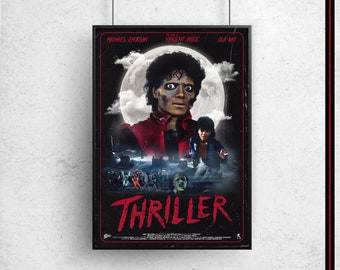 Michael Jackson - THRILLER Original Poster Art Print