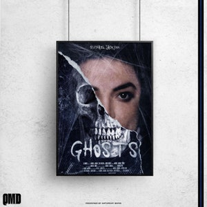 Michael Jackson - Póster original de FANTASMAS Lámina artística