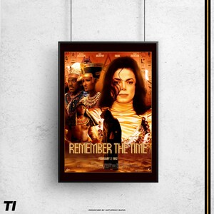 Michael Jackson - REMEMBER THE TIME Original Poster Art Print