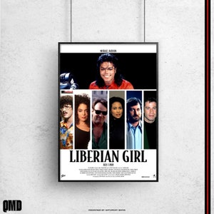 Michael Jackson - RAGAZZA LIBERIANA Stampa artistica di poster originale