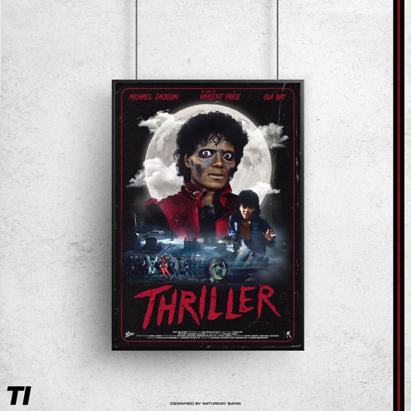 Michael Jackson - THRILLER Original Poster Art Print