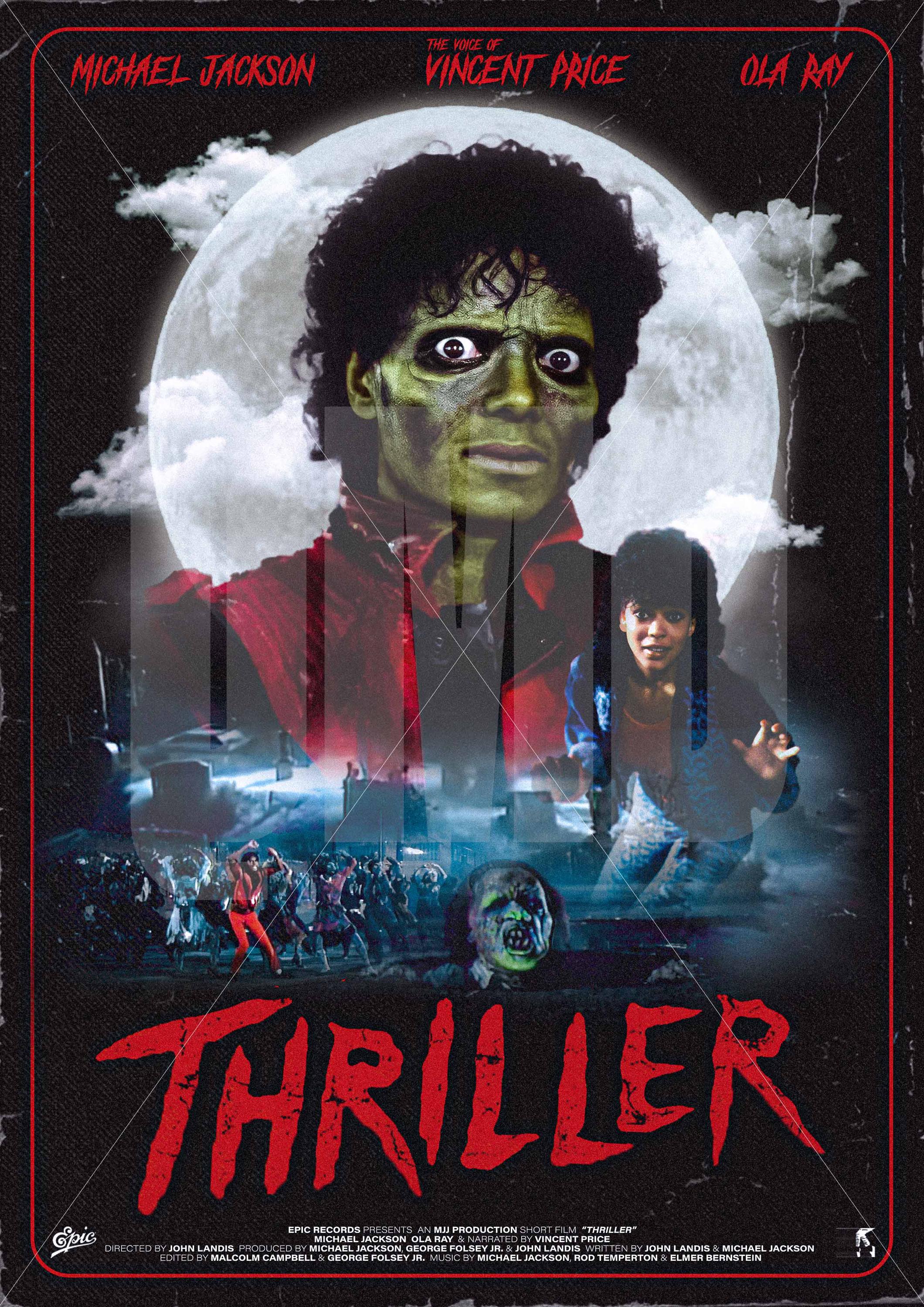 Thriller - Original Artwork Poster Print - Etsy Singapore