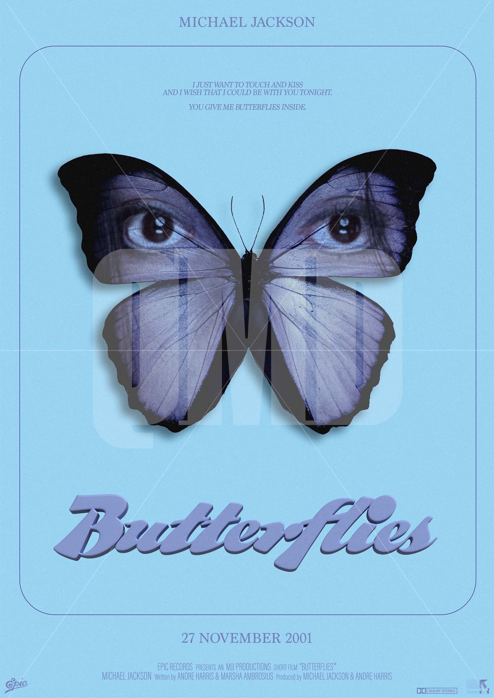 Butterflies Poster | Invincible Era Wall Art | 2000s Music | A4-A0