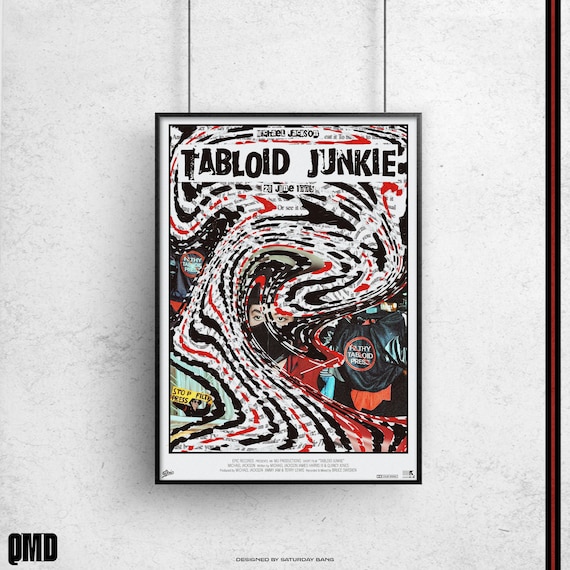 Tabloid Junkie - Original Poster Art Print