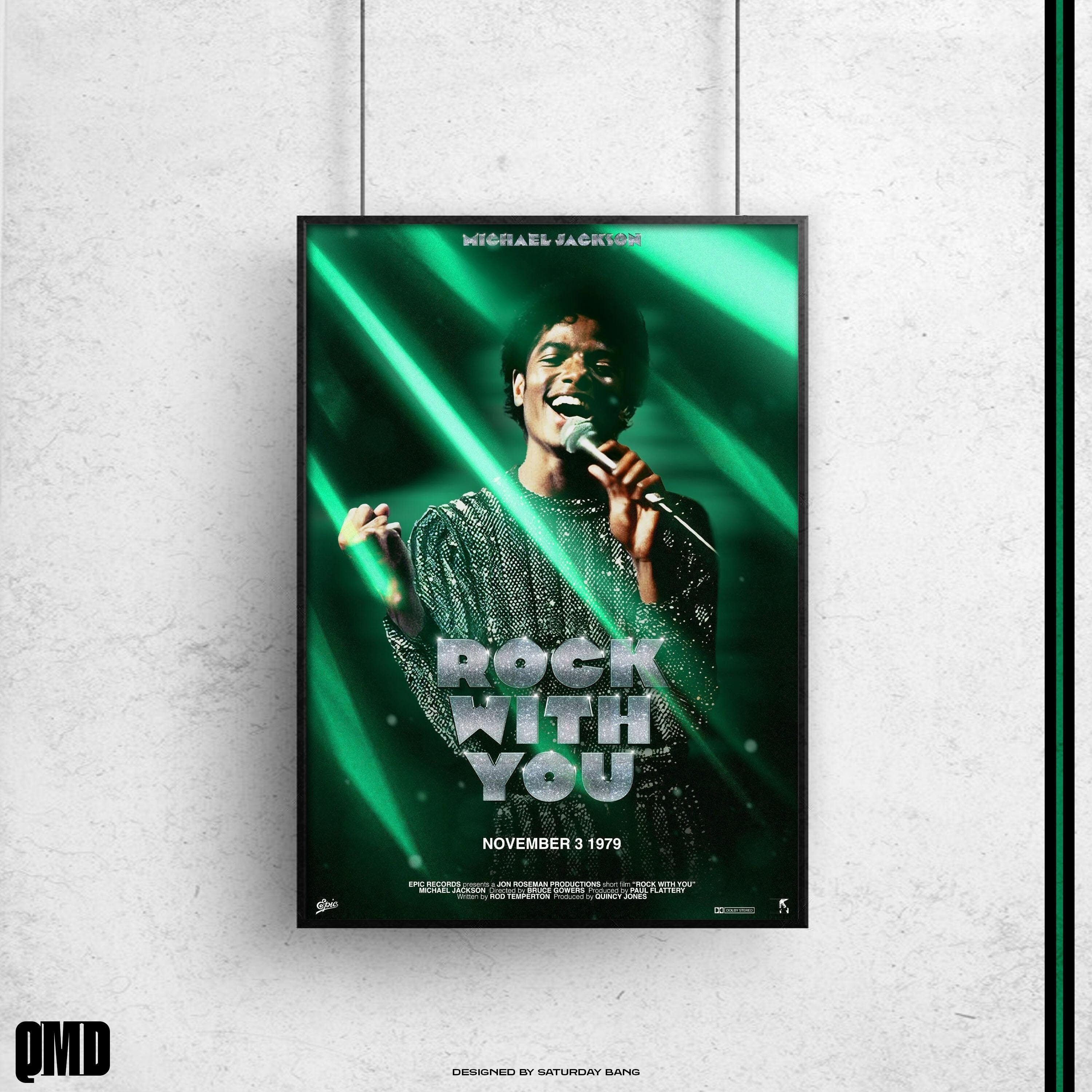 マイケル・ジャクソン - ROCK WITH YOU オリジナルポスター