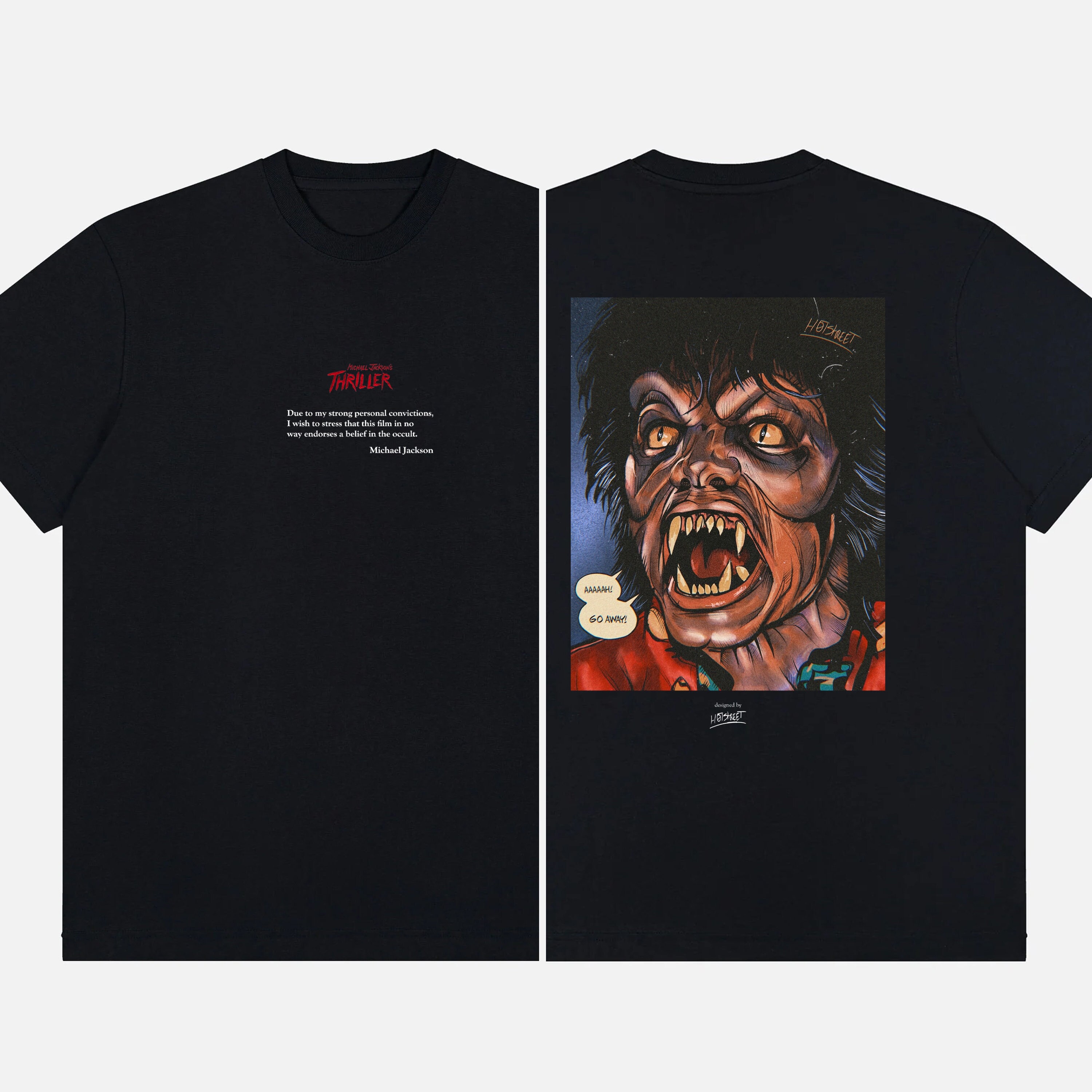 Thriller Intro X Werecat - Heavyweight Unisex Crewneck T-shirt - Etsy