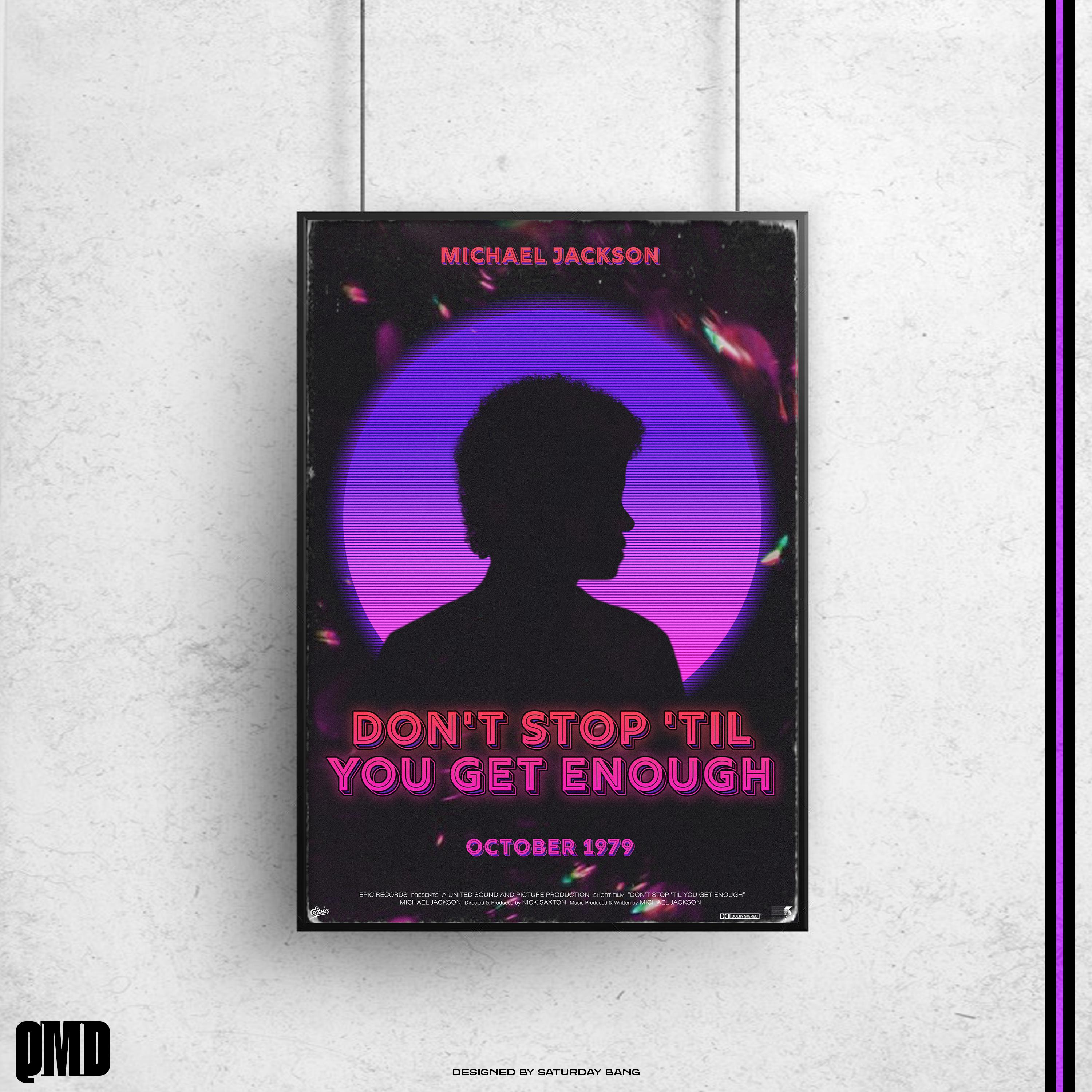Don't Stop 'til You Get Enough - Original Poster Art Print - Etsy