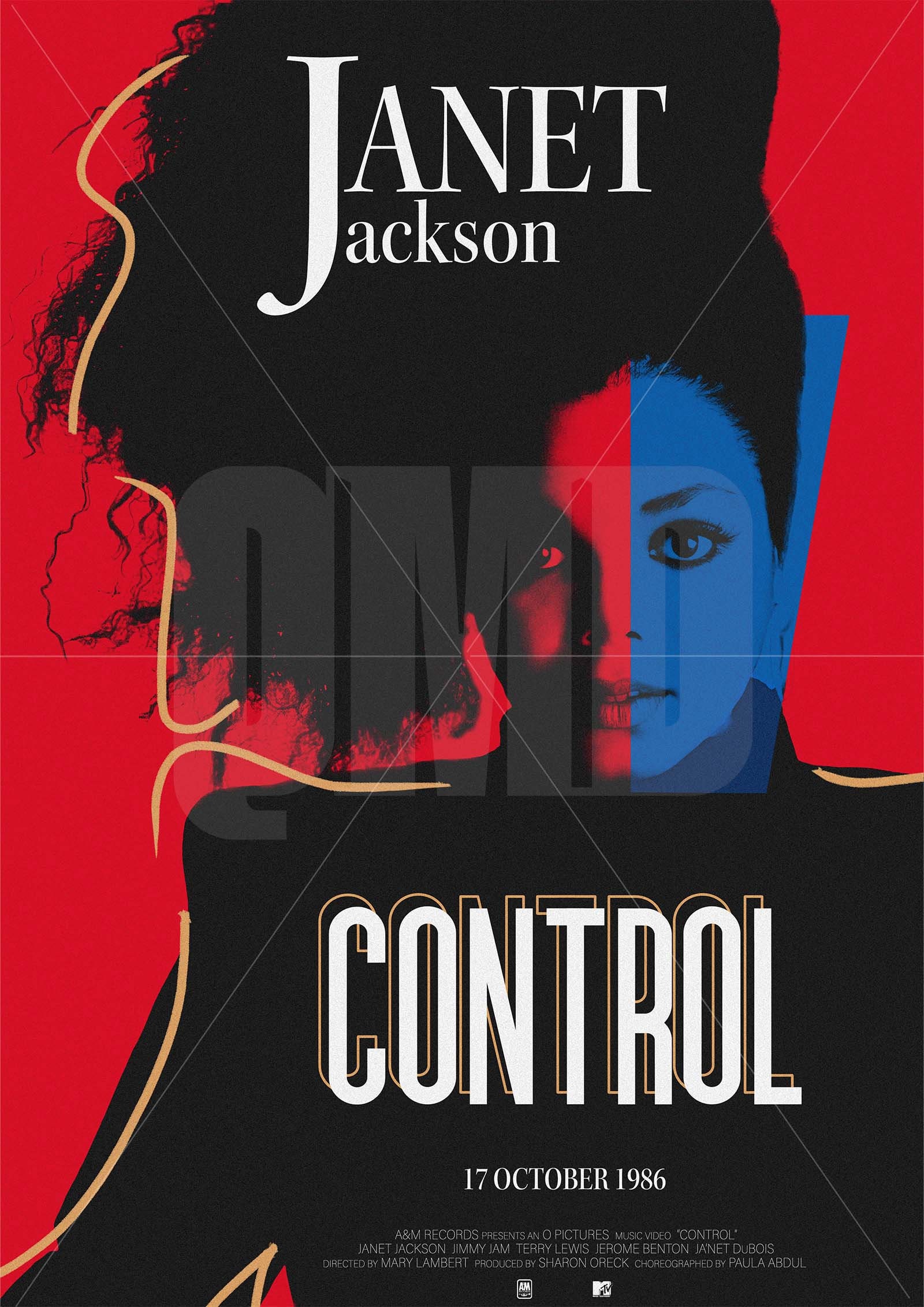 Janet Jackson - CONTROL Original Poster
