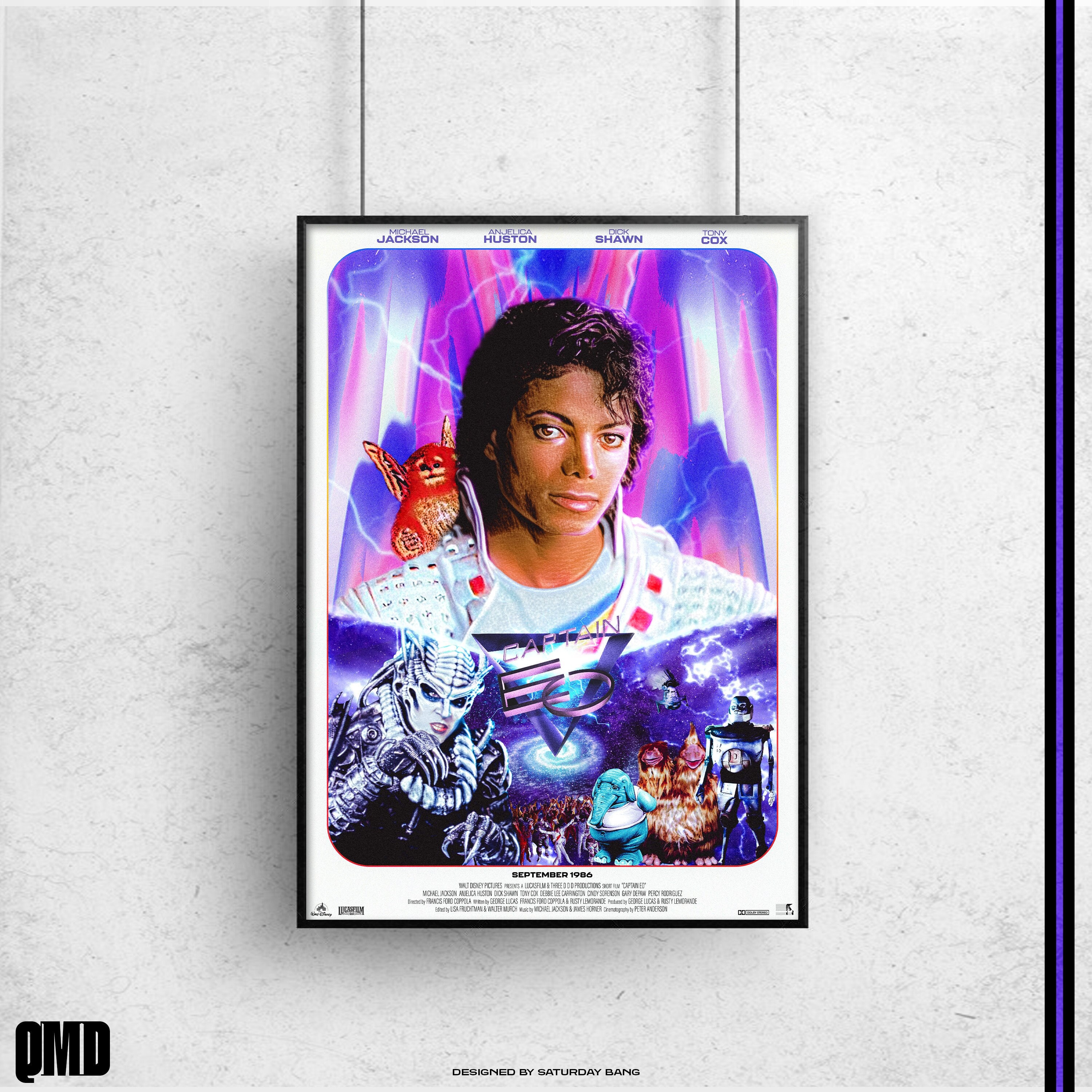 Captain EO - Original Poster Art Print - Etsy