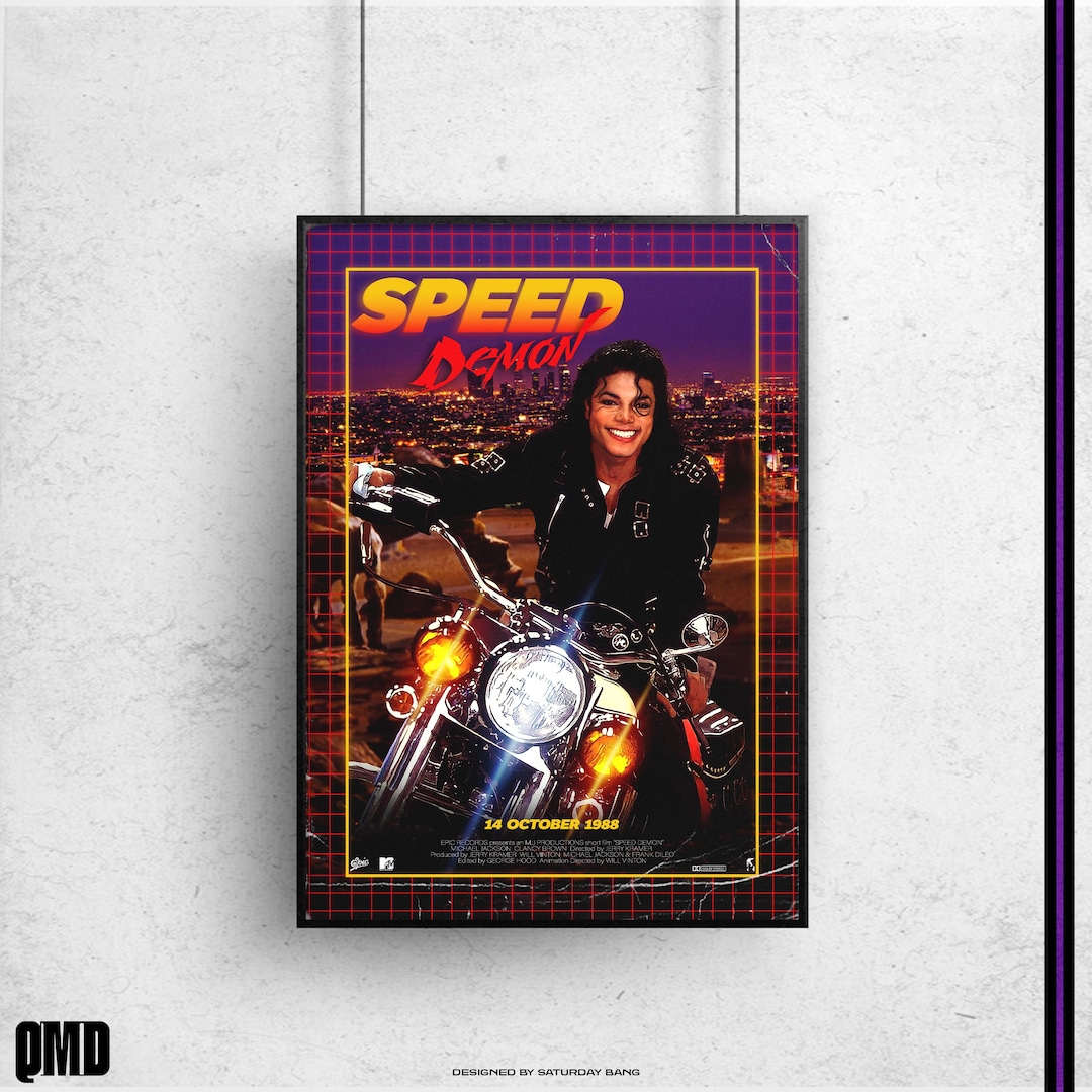 DATOZA Poster decorativo da parete con Michael Jackson, stile moderno