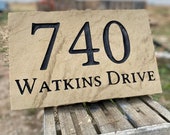 ★STONE ★ Stone  Same Day Domestic 24FW 8115624 Personalized Engraved Stone Address Stone 16x10x1.75
