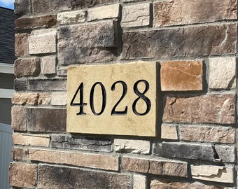 ★STONE ★ Stone  Same Day Domestic 24FW 8115624 Watermark Buff Custom Engraved Stone for Address Stone