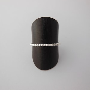 Zilver Stapelbaar ring 1,5mm Pareldraad Gepolijst Minimalist ring Hoge glans Mix & Match Perfect Cadeau Gepolijst 925 Stapelring Voor haar afbeelding 1