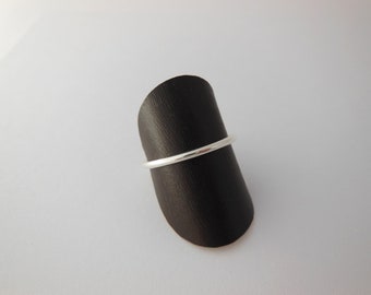 Zilver Stapelbaar ring 1,5mm rond draad hoogglans gepolist Minimalistich strak Mix & Match Perfect Cadeau voor haar Gepolijst 925 Stapelring