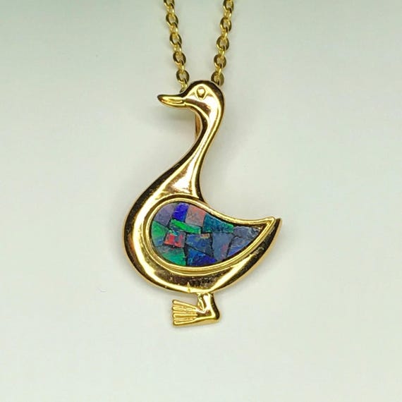duck chain pendant