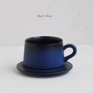 Handmade coffee ceramic mug,Clay mugs,Pottery coffee mug,tumbler,tea cup,craft cups,art mugs,designer mug, coffee lover gift,mug with Saucer image 9
