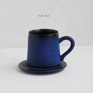 Handmade coffee ceramic mug,Clay mugs,Pottery coffee mug,tumbler,tea cup,craft cups,art mugs,designer mug, coffee lover gift,mug with Saucer image 10