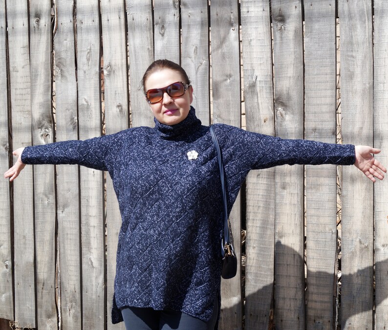 Entrelac Sweater Pattern Entrelac Knitting Oversize Sweater Pattern Women Sweater Pattern How to knit Unique pattern