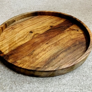 Wooden Round Tray ,Tableware Serving in two sizes