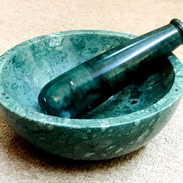 Mortar and Pestle Granite Etsy