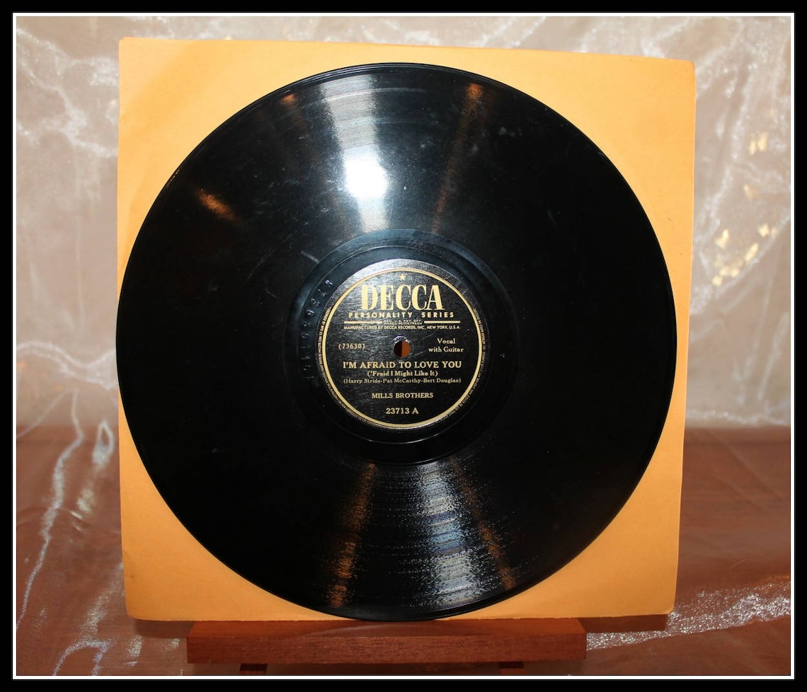 Classic Decca Personality Series 78 RPM Record Mills Etsy