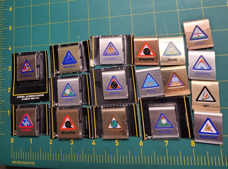 Vintage 18 Cub Scout Belt Loops. 10 New in Package. Etsy