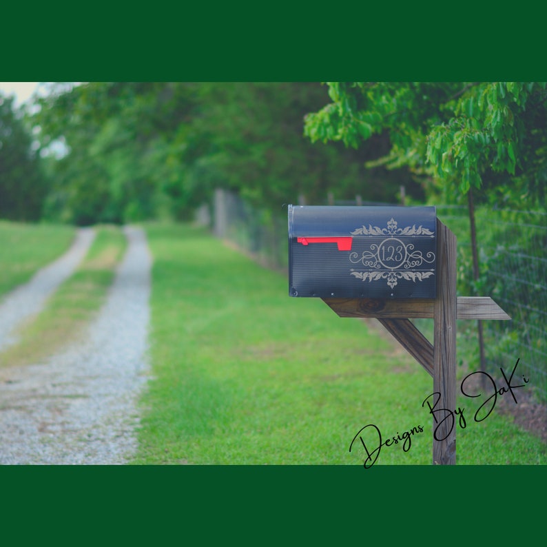 Mailbox Door or Sign Decal Digital Download Vector Cut File Etsy